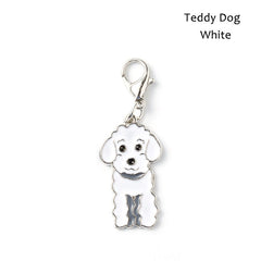 Husky and Dalmatian Dog Keychain Pendant Accessory