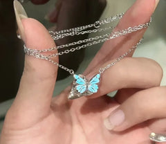 Glow-in-the-Dark Butterfly Jewelry Set