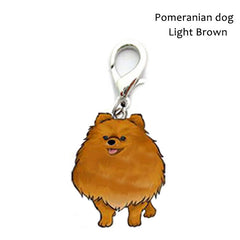 Husky and Dalmatian Dog Keychain Pendant Accessory