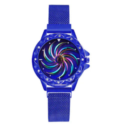 360-Degree Rotating Quartz Watch for Women