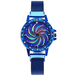 360-Degree Rotating Quartz Watch for Women
