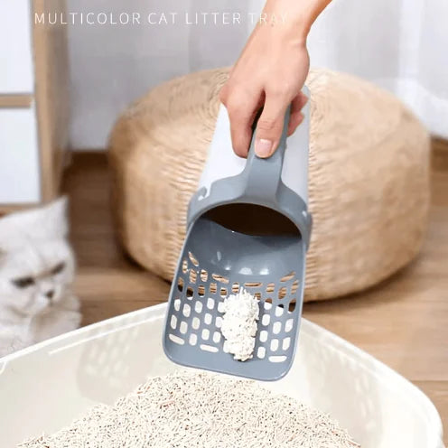 Portable Cat Litter Scoop with Integrated Filter