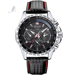 Luminous Multifunctional Steel Case Quartz Chronograph Watch