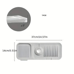 Thickened Silicone Waterproof Faucet Splash Mat (1pc)