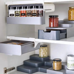 Hanging Kitchen Glass Seasoning Bottle and Box Set