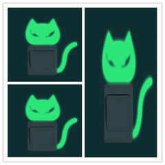 Glow-in-the-Dark Stickers and Switch Decor